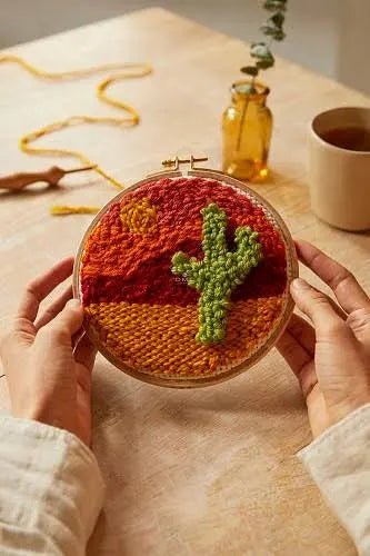 Kit Punch Needle - Wool Corner